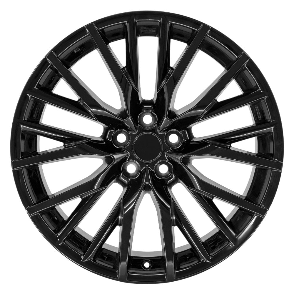 OE Wheels LX59-20080-5450-30B 20" Replica LX59 fits Lexus 20x8 Black