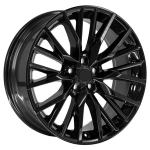 OE Wheels LX59-20080-5450-30B 20" Replica LX59 fits Lexus 20x8 Black