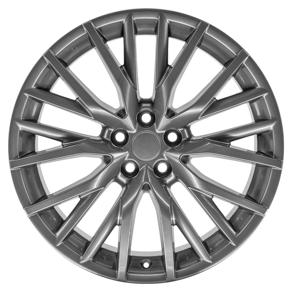 OE Wheels LX59-20080-5450-30HS 20" Replica LX59 fits Lexus 20x8 Hyper Silver