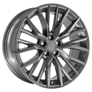 OE Wheels LX59-20080-5450-30HS 20" Replica LX59 fits Lexus 20x8 Hyper Silver
