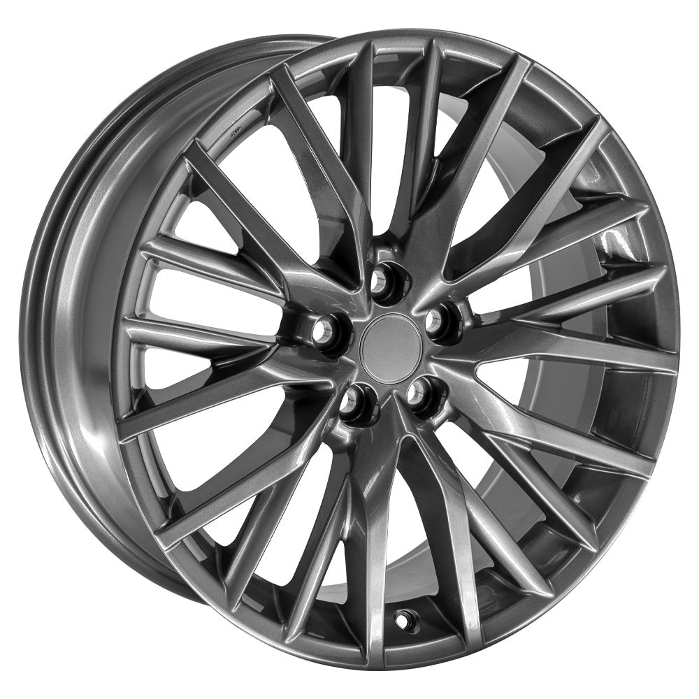 OE Wheels LX59-20080-5450-30HS 20" Replica LX59 fits Lexus 20x8 Hyper Silver
