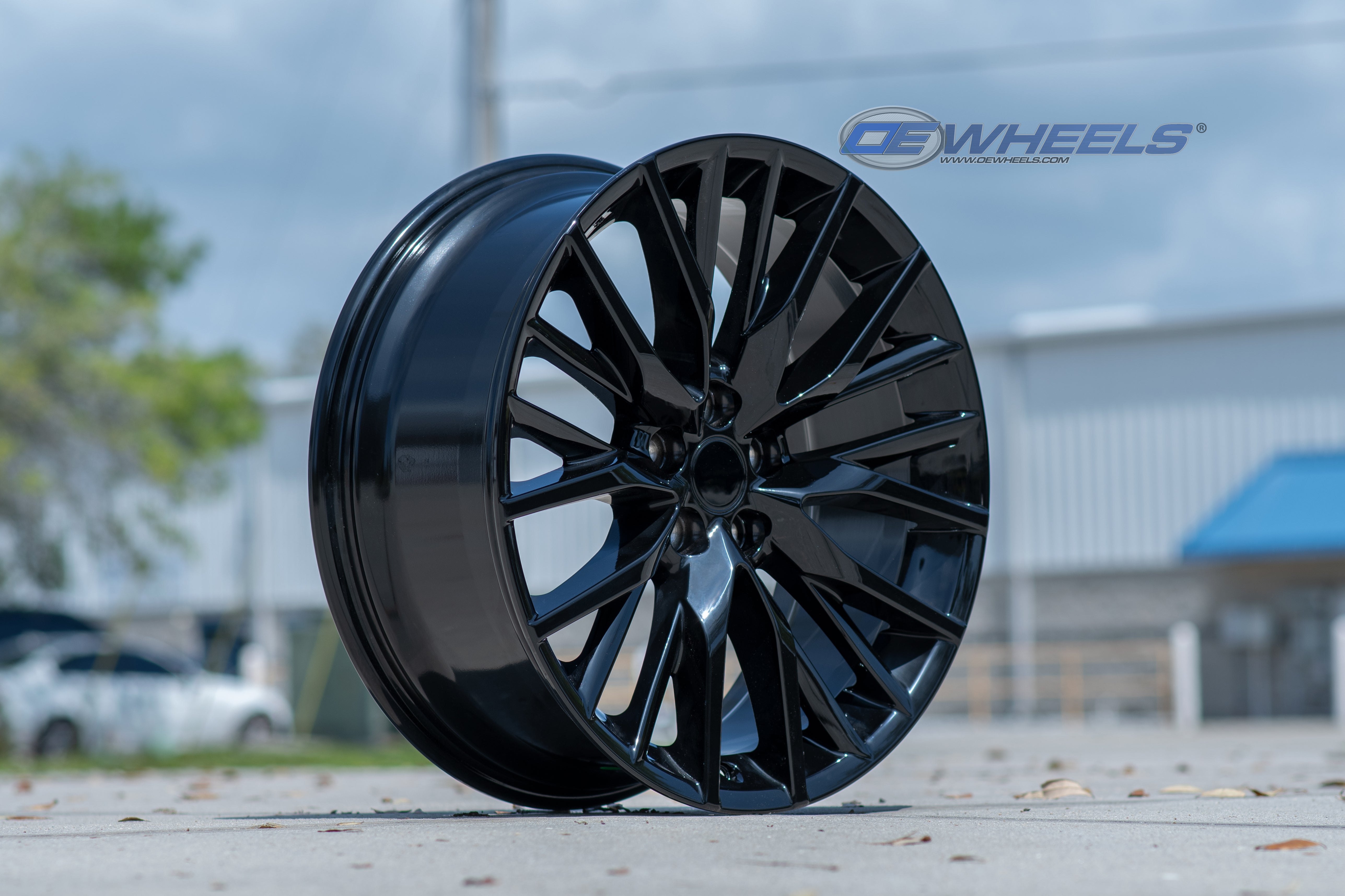 OE Wheels LX59-20080-5450-30B 20" Replica LX59 fits Lexus 20x8 Black