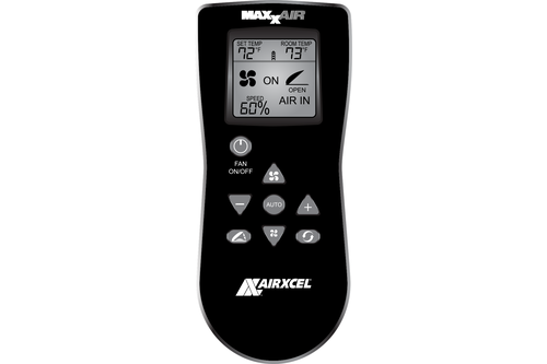 MAXXAIR VENT 00-07500K Deluxe MFan Remote Smoke Lid Easy Control for Ventilation