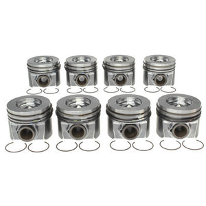 MAHLE CLEVITE 2243666WR Piston Set w/Rings fits Ford 6.4L Diesel 8pk
