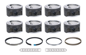 MAHLE PISTONS 930210355 fits SBC Dish PowerPak Piston Set 4.155 Bore -20cc