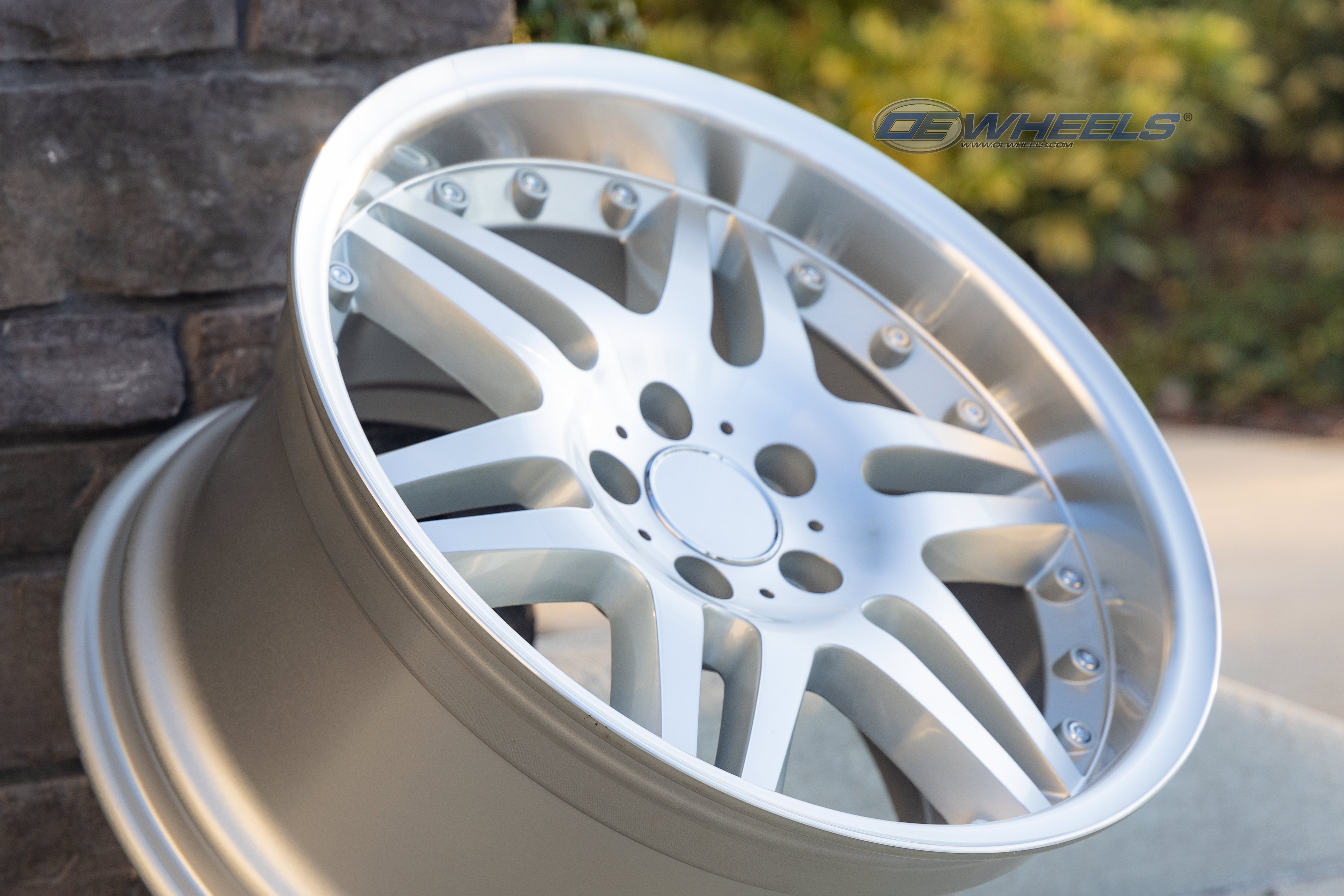 OE Wheels MB09-18085-5112-35MS 18" Replica fits Mercedes Benz C Class Silver
