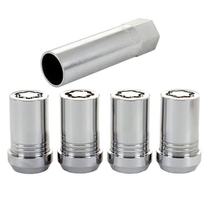 MCGARD 25115 Wheel Locks 14mm x 1.5 Cone Seat 4 Pack Chrome