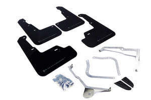 Rally Armor MF32-UR-BLK/GRY Rally Armor  Black UR Mud Flap w/Grey Logo