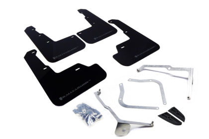 Rally Armor MF32-UR-BLK/GRY Rally Armor  Black UR Mud Flap w/Grey Logo