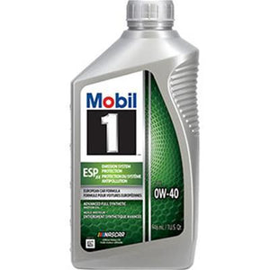 MOBIL 1 MOB127918-1 0w40 ESP X4 Oil 1 Quart