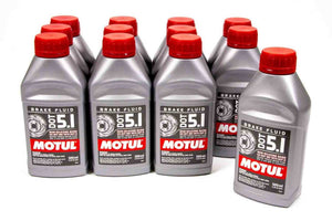 MOTUL USA 100951 Brake Fluid DOT 5.1 Non-Silicone Case 12-1/2