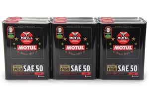 MOTUL USA 104510 Classic Oil SAE 50w Case 6 x 2 Liter