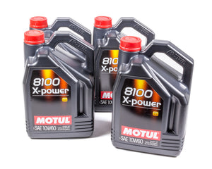 MOTUL USA 106144 8100 X-Power 10w60 Case 4x5 Liter
