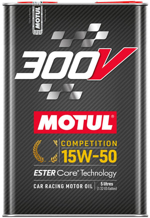MOTUL USA 110861 300V Competition Oil 15w50 Case 4 x 5 Liter