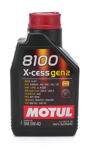 MOTUL USA MTL110904 8100 X-Cess 5w40 1 Liter