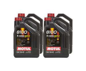 MOTUL USA 110905 8100 X-Cess Gen2 5W-40 Case 4 x 5 Liter