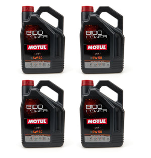 MOTUL USA 111812 8100 Sport Power 5W-50 Case 4 x 5 Liter