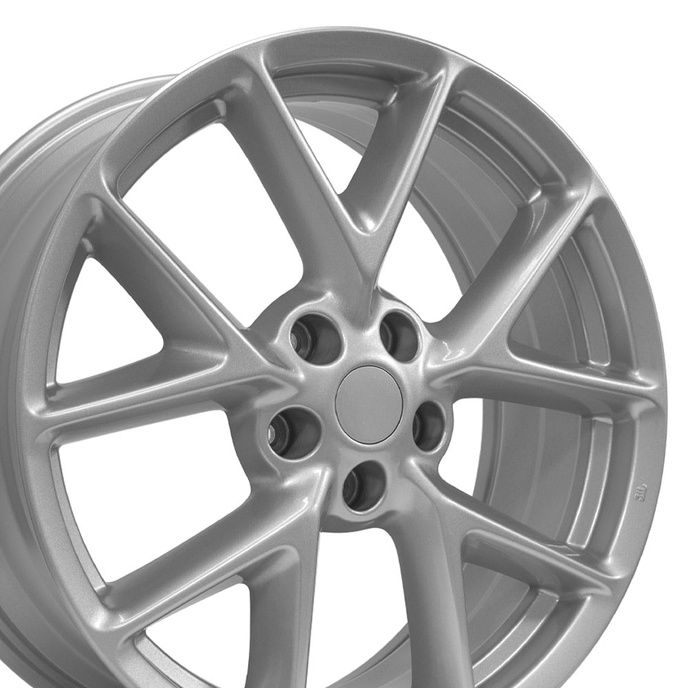 OE Wheels NS20-19080-5450-50S 19" Replica Fits Nissan Maxima Rim Silver Wheel