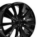 OE Wheels NS29-19080-5450-55B 19" Replica NS29 fits Nissan Altima 19x8 Black