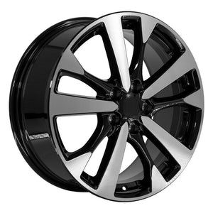 OE Wheels NS30-18075-5450-55MB 18" Replica fits Nissan Altima 18x7.5 Gloss Black
