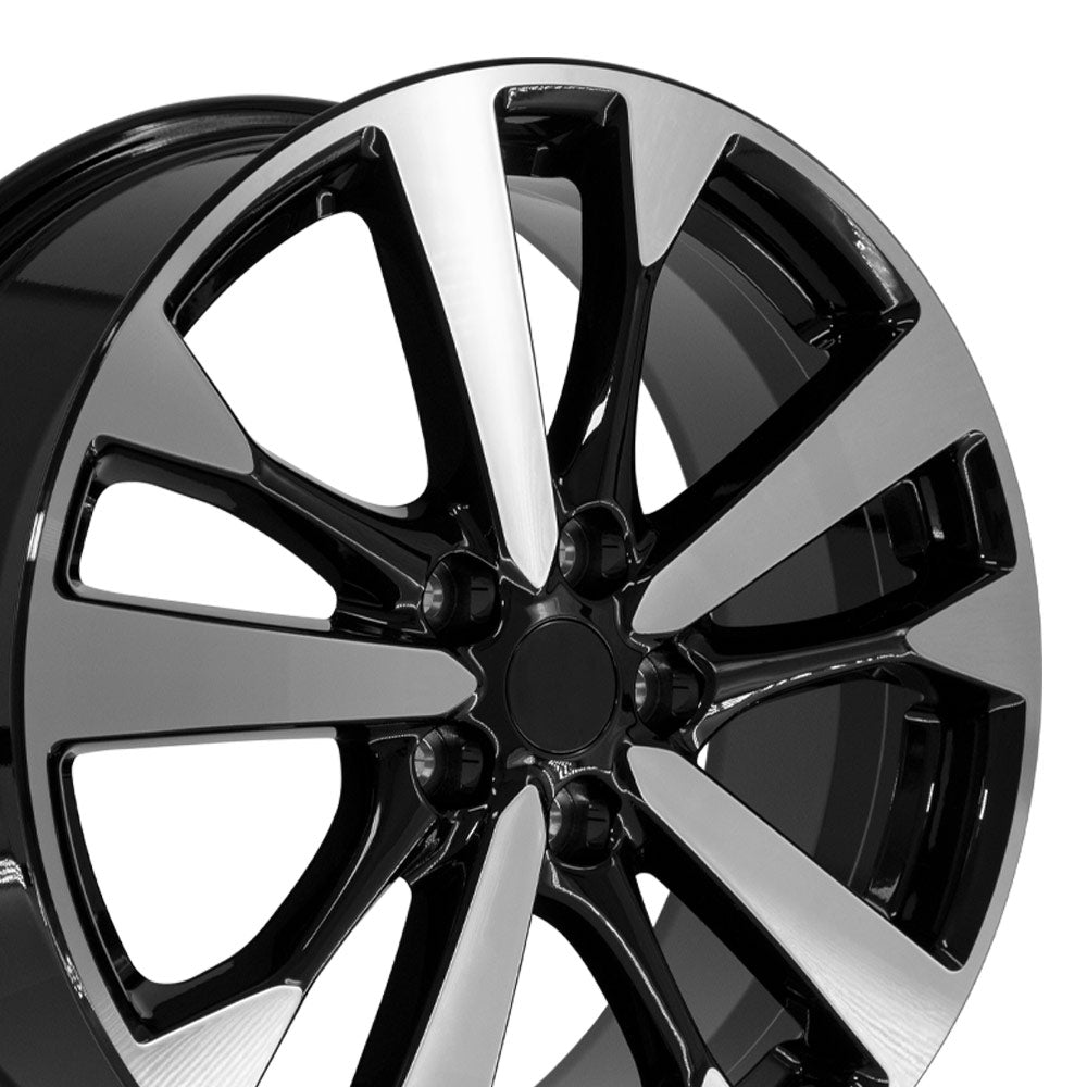 OE Wheels NS30-18075-5450-55MB 18" Replica fits Nissan Altima 18x7.5 Gloss Black
