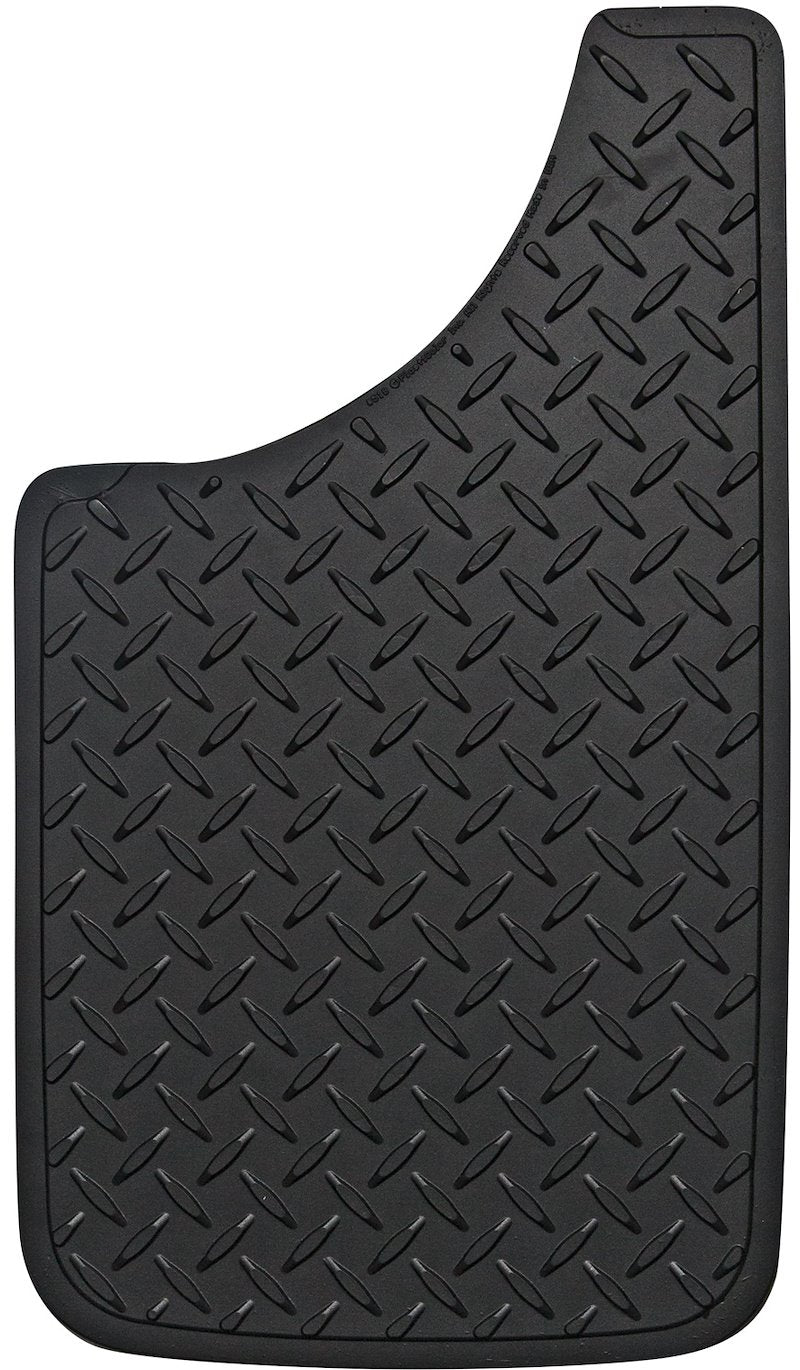 PLASTICOLOR 000548R01 MUD GUARD DIAMOND PLATE 11X19