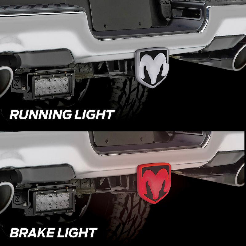 PLASTICOLOR 002316R01 fits RAM LIGHTED HITCH COVER