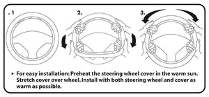 PLASTICOLOR 006478R01 STEERING WHL CVR fits JEEP