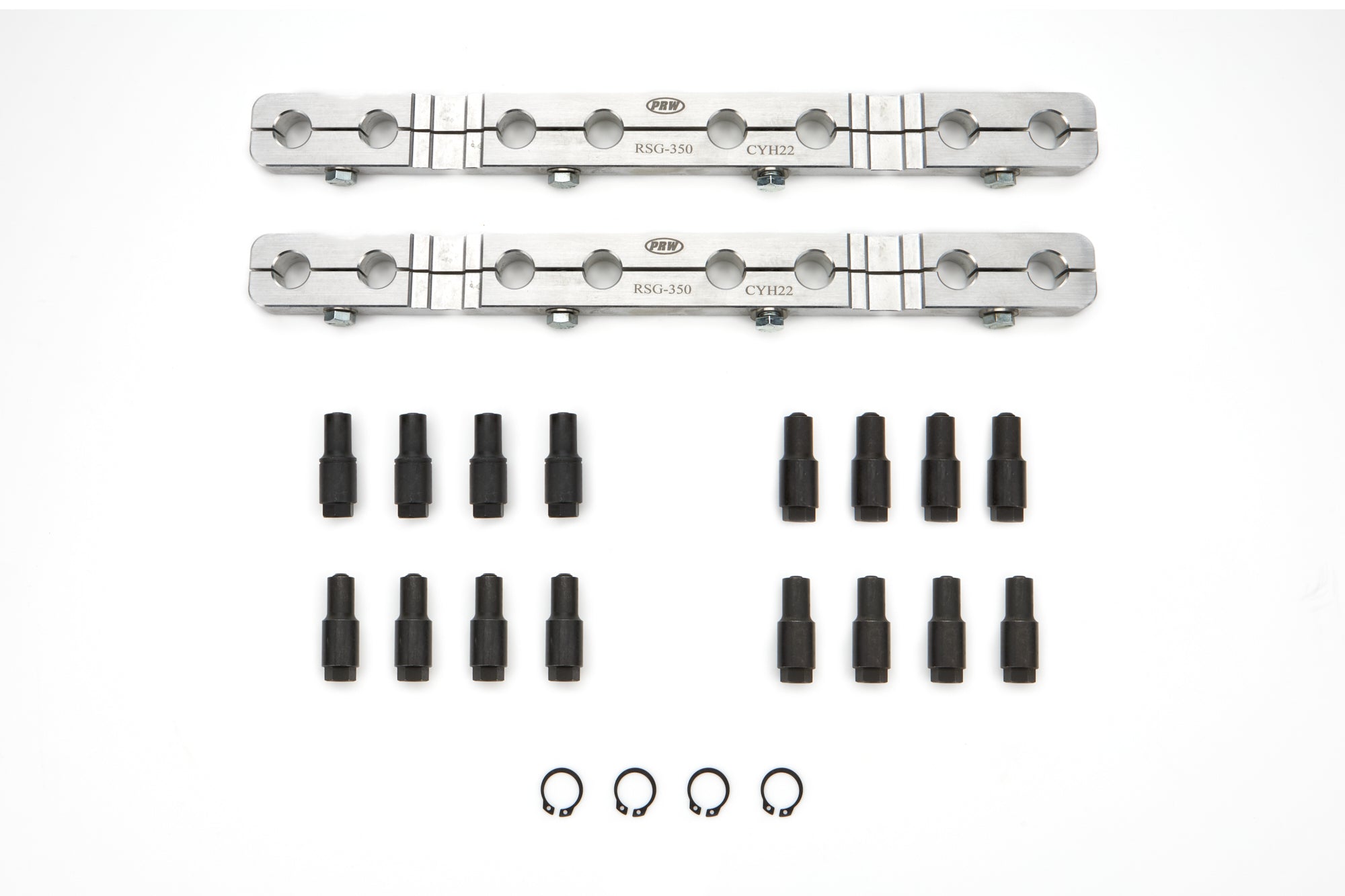 PRW INDUSTRIES, INC. 1535000 Billet Alum. Stud Girdle Kit - fits SBC