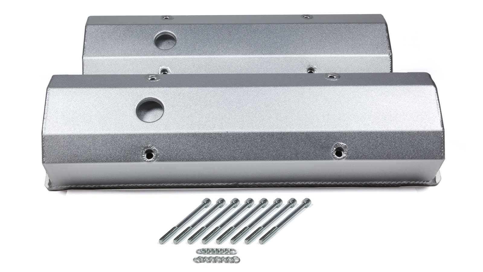 PRW INDUSTRIES, INC. 4035000 Billet Rail Fab. V/C's - fits SBC Tall Silver