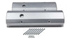 PRW INDUSTRIES, INC. 4035000 Billet Rail Fab. V/C's - fits SBC Tall Silver