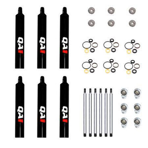 QA1 -7Q6-DRY-6PK 7Q6-DRY-6PK Shock Small Body Steel Dry Kit 6 PACK