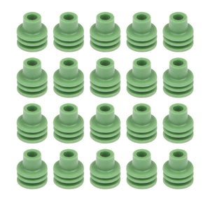 QUICKCAR RACING PRODUCTS 50-302-20 Green Weatherpack Seals 20 pack