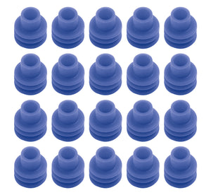QUICKCAR RACING PRODUCTS 50-303-20 Blue Weatherpack Seals 20 pack