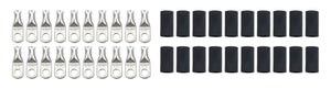 QUICKCAR RACING PRODUCTS 57-580-20 Ring Terminals 1/4in 6 Ga w/Heat Shrink 20pk