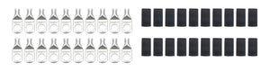 QUICKCAR RACING PRODUCTS 57-582-20 Ring Terminals 3/8in 6 Ga w/Heat Shrink 20pk