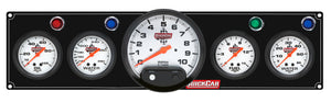 QUICKCAR RACING PRODUCTS 61-6756 4-1 Gauge Panel OP/WT/FP15/WP Black