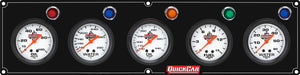 QUICKCAR RACING PRODUCTS 61-6766 5 Gauge Panel OP/WT/OT/FP15/WP Black