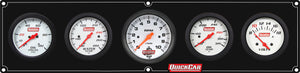 QUICKCAR RACING PRODUCTS 61-77573 Extreme 4-1 Panel w/Tach OP/WT/OT/VT Black
