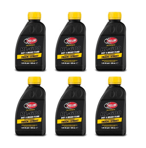 REDLINE OIL 90404 RL600 Brake Fluid High Performance Case 6x500ml