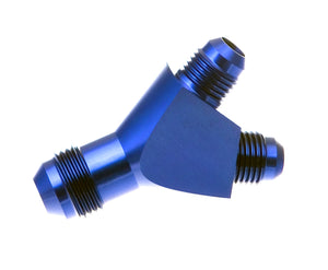 REDHORSE PERFORMANCE 930-06-04-1 Y-Block Fitting 6an Inlet to Dual 4an Outlet