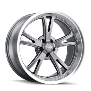 RIDLER 606-8961G RIDLER 606 GLOSS GREY MACHINED 18X9.5 5-120.65 0MM 83.82MM