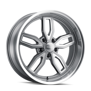 RIDLER 608-2865G RIDLER 608 GLOSS GREY MILLED 20X8.5 5-114.3 0MM 72.62MM