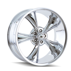 RIDLER 695-2173C RIDLER 695 CHROME 20X10 5-127 0MM 83.82MM