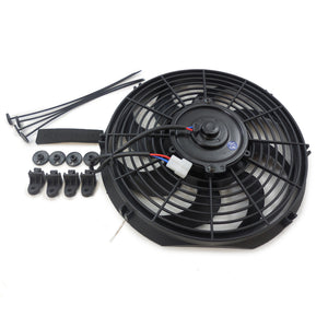 RACING POWER R1009 10In Electric Cooling F an 12V Curved Blades