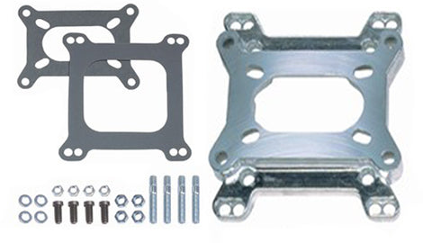 RACING POWER R2065 2 Barrel Carb To 4 Barre l Manifold Adapter