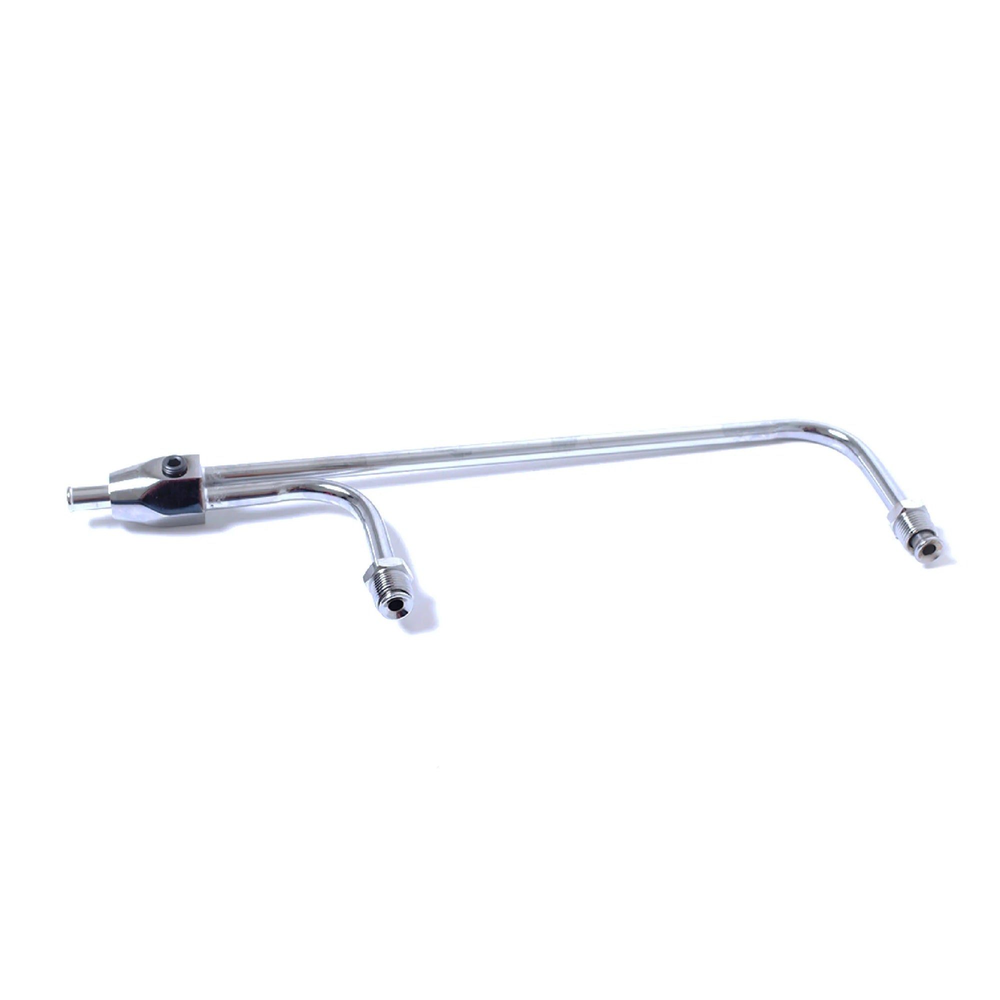RACING POWER R2198 Holley Quad Fuel Line Chrome 8-21/32in Centers