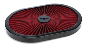 RACING POWER R2214T 12in Super Flow Air Cleaner Red Mesh