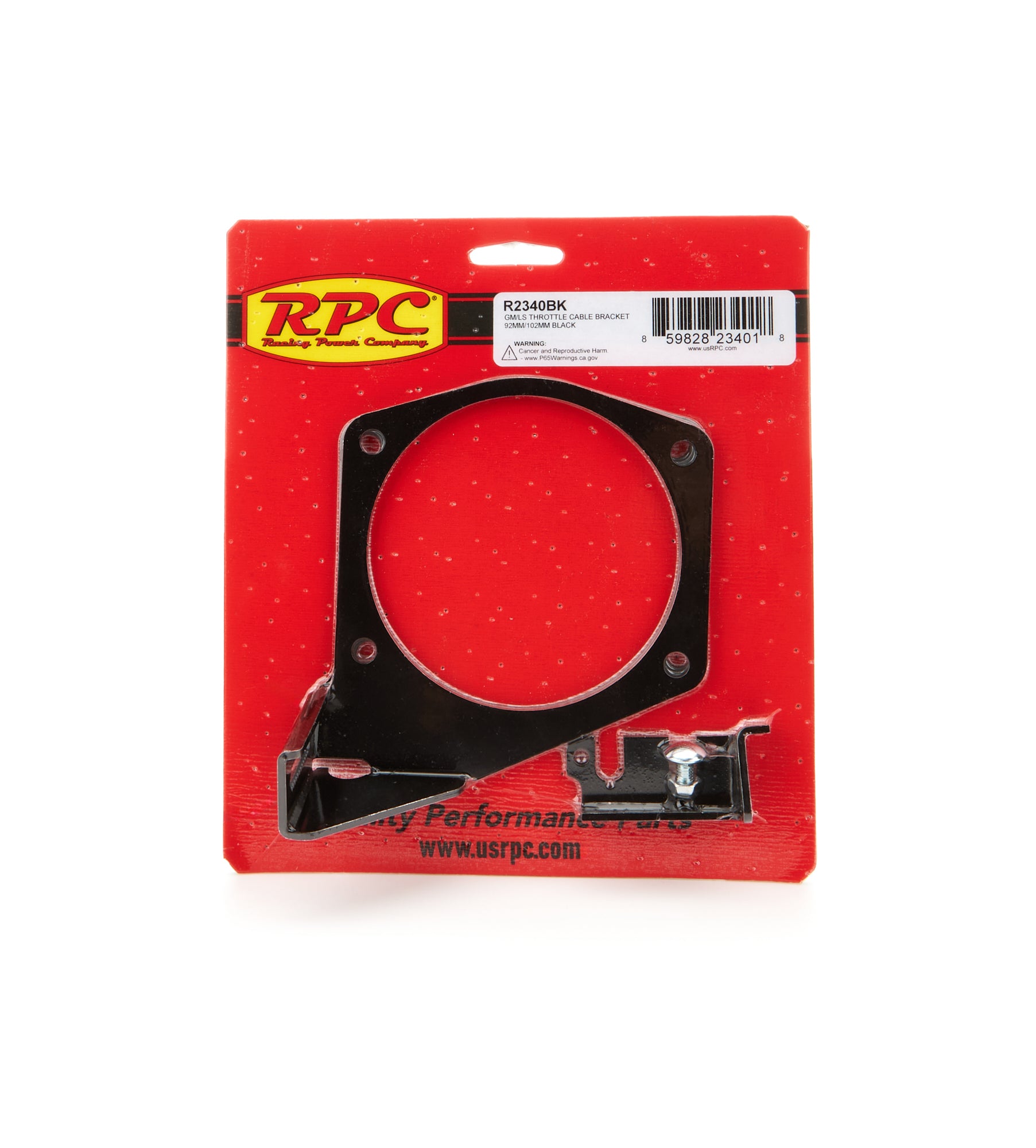 RACING POWER R2340BK LS Throttle Cable Brackt Black