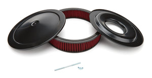 RACING POWER R2351 14inX3in Performance Sty le Air Cleaner Blk/Red